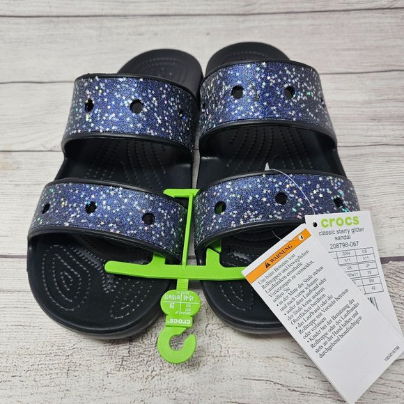 NWT Crocs Unisex-Adult Classic Seasonal Graphic Sandal Clog‎ Men's 11 - Picture 2 of 9